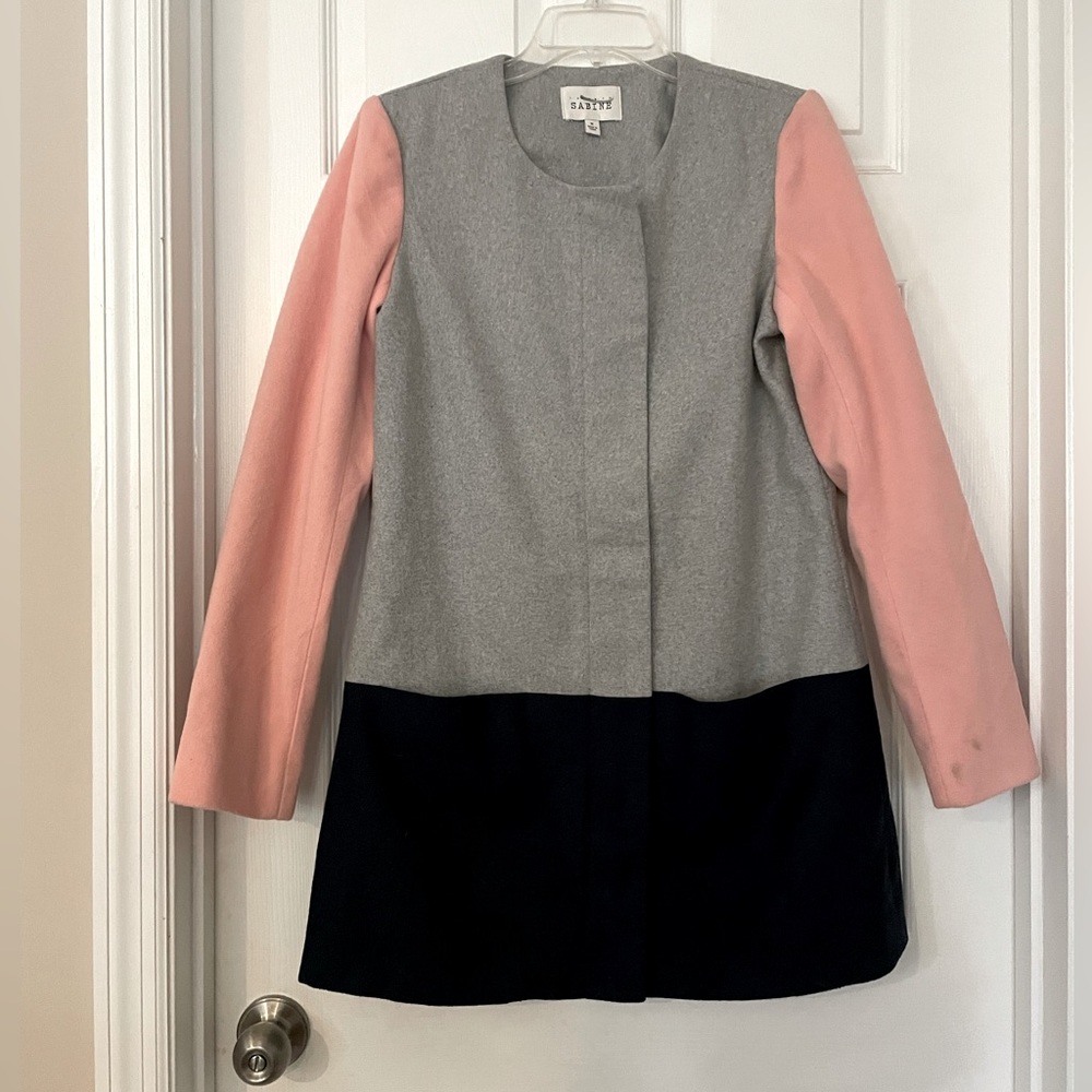 Sabine Women's Minimalist Colorblock Jacket